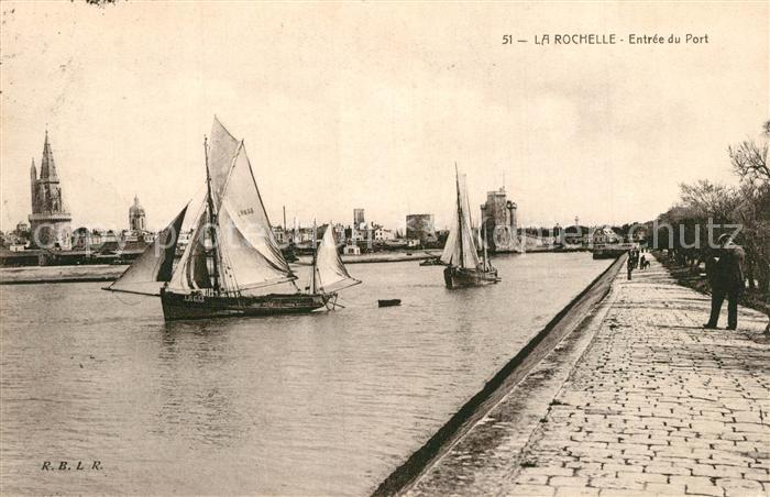 La Rochelle Charente-Maritime Entrée du Port Bateaux