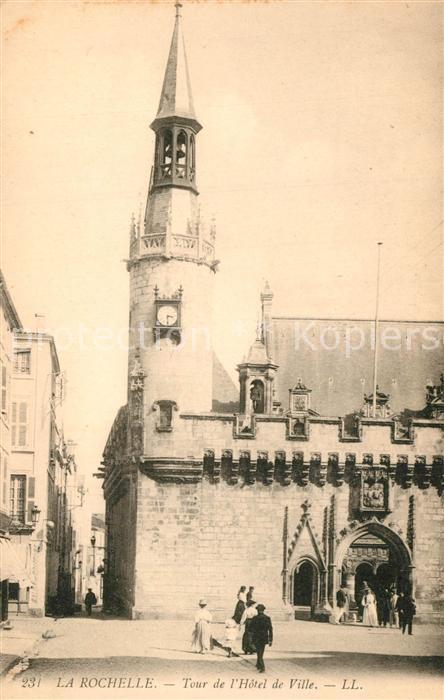 La Rochelle Charente-Maritime Tour de l Hotel de Ville