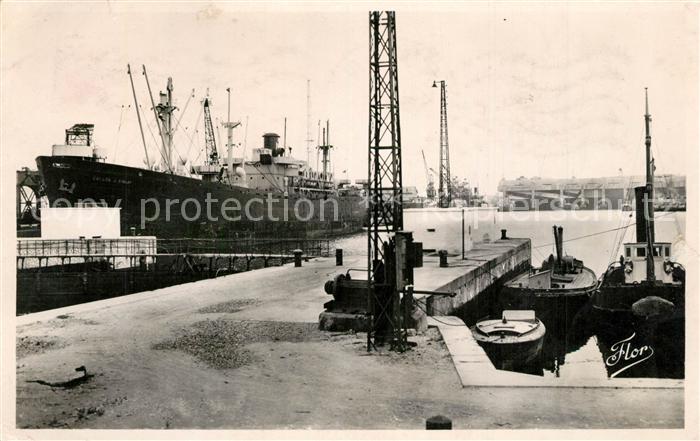 La Rochelle Charente-Maritime Port de La Pallice Abris de sous marins