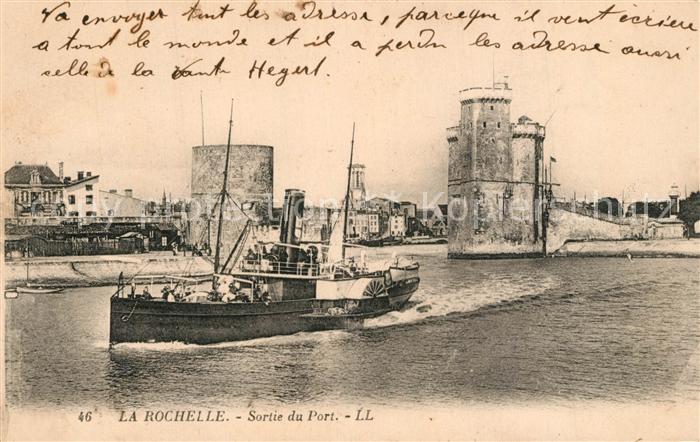 La Rochelle Charente-Maritime Sortie du Port Bateau Tours