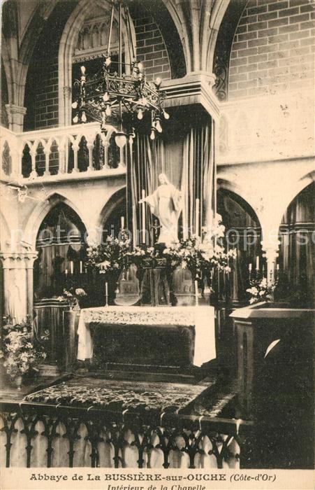 La Bussiere-sur-Ouche Abbaye Interieur de la Chapelle