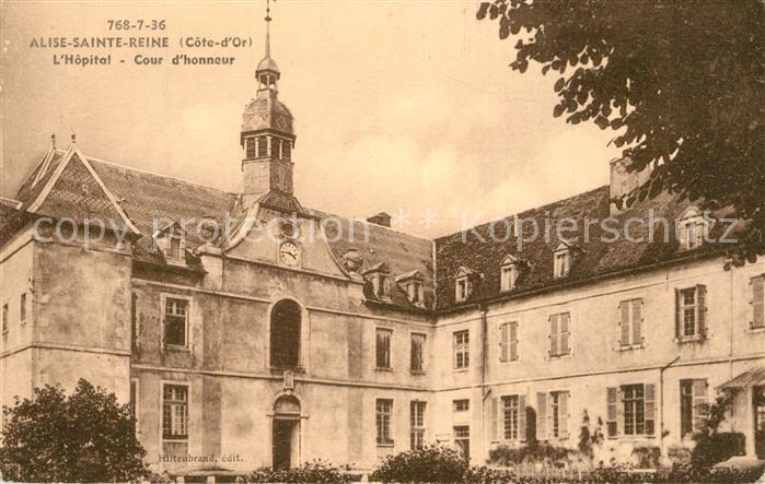 Alise-Sainte-Reine Hopital Cour d honneur