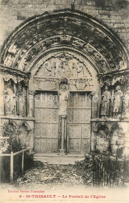 Saint-Thibault Cote-d Or Le Portail de l'Eglise