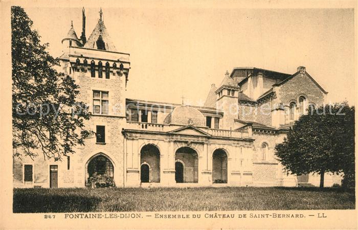 Fontaine-les-Dijon Ensemble du Chateau de Saint Bernard