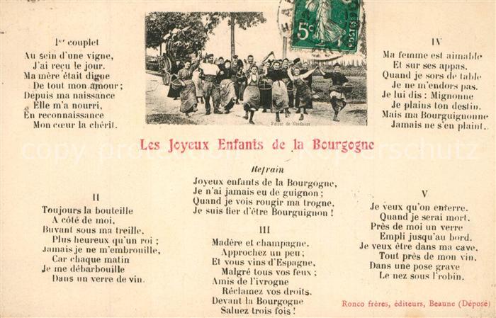 Bourgogne Region Les Joyeux Enfants de la Bourgogne