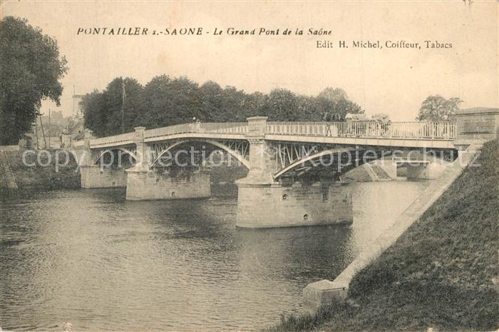Pontailler-sur-Saone Le Grand Pont de la Saone