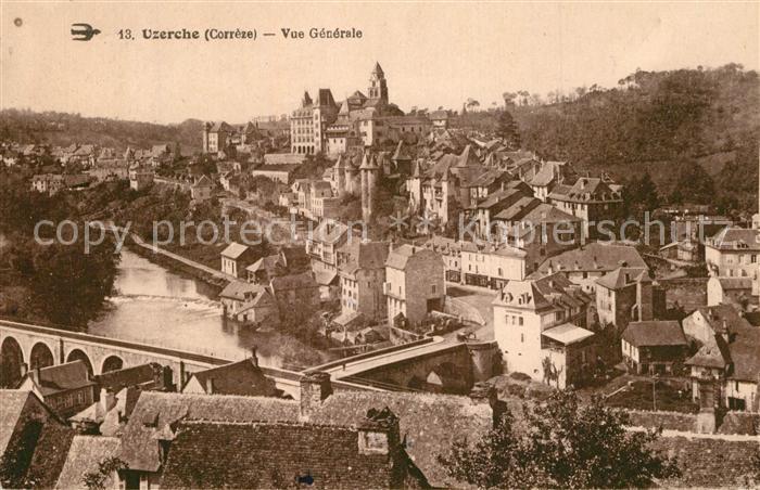 Uzerche Vue generale