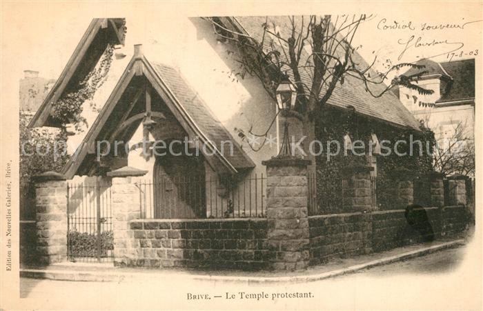 Brive Correze Le Temple protestant