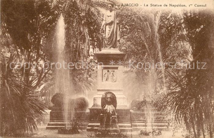 Ajaccio La Statue Napoleon I Consul