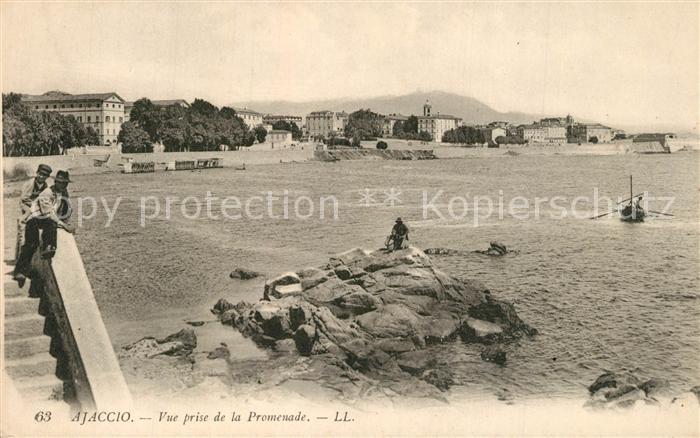 Ajaccio Vue prise de la Promenade