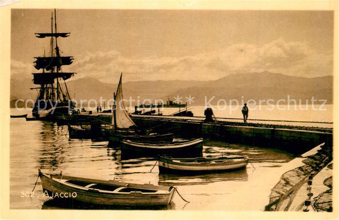 Ajaccio Quai Segelschiffe