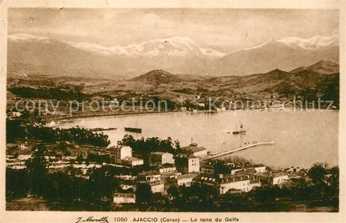 Ajaccio Le fond du Golfe