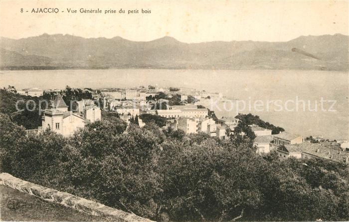 Ajaccio Vue generale prise du petit bois