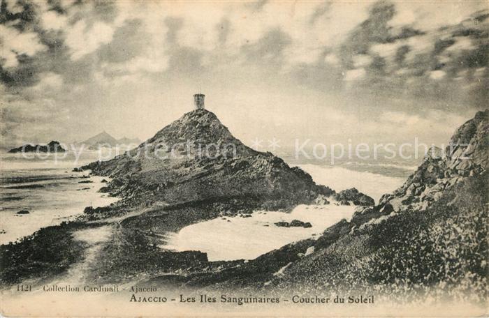 Ajaccio Les Iles Sanguinaires Coucher du Soleil