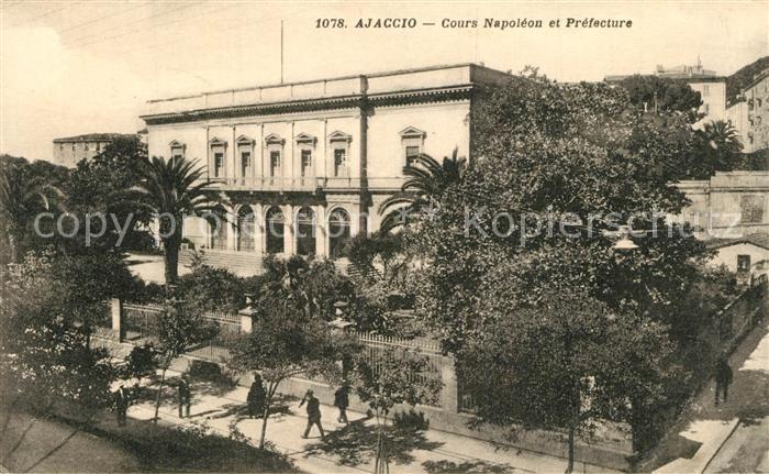 Ajaccio Cours Napoleon et Prefecture