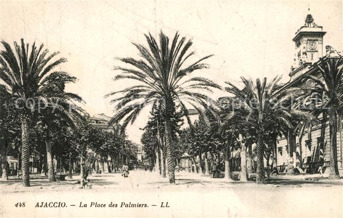Ajaccio La Place des Palmiers