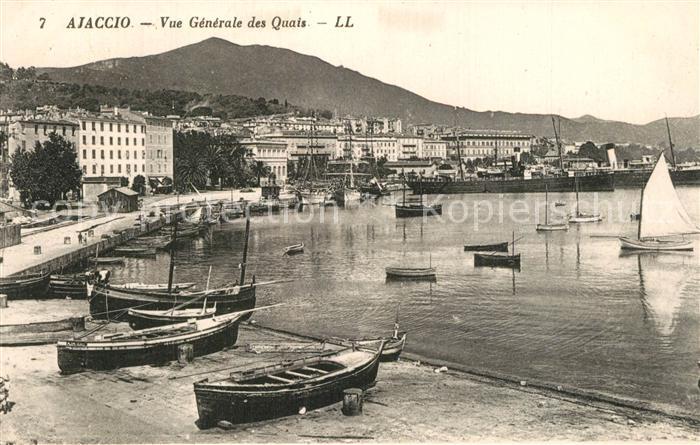 Ajaccio Vue generale des Quais
