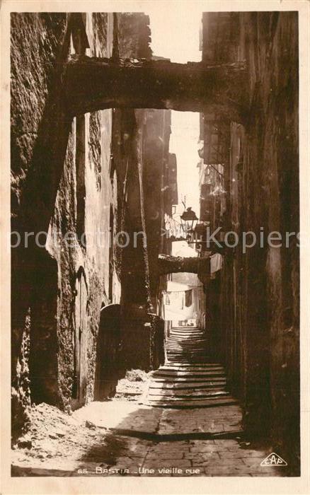 Bastia Une vieille rue