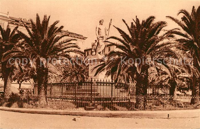 Bastia Place St Nicolas Statue de Napoleon I
