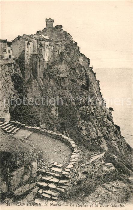 Nonza Le Rocher et la Tour Genoise