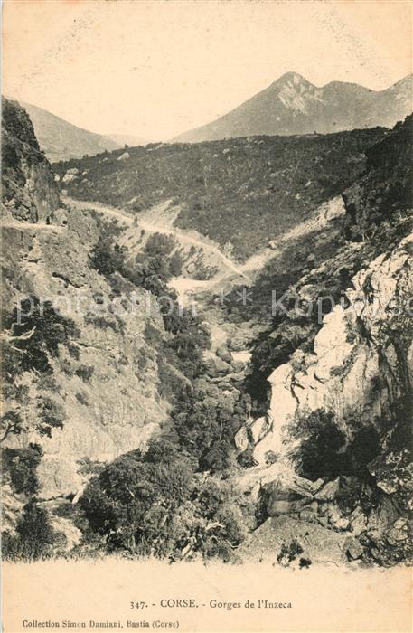 Corse Ile de Gorges de l'Inzeca