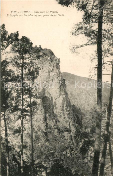 Corse Ile de Calanche de Piana Echappee sur les Mont