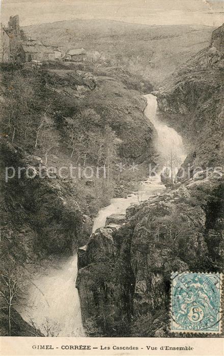 Gimel-les-Cascades Vue d_ensemble Nature