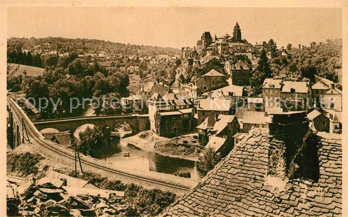 Uzerche Vue sur la ville