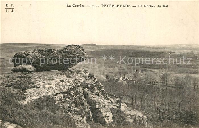 Peyrelevade Panorama Rocher du Rat