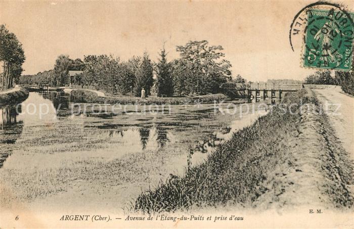 Argent-sur-Sauldre Avenue de l'Etang du Puits et prise d eau