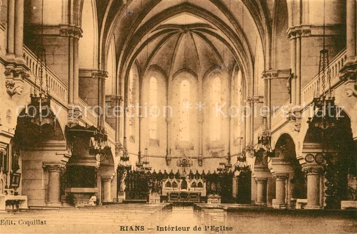 Rians Cher Intérieur de l'Eglise