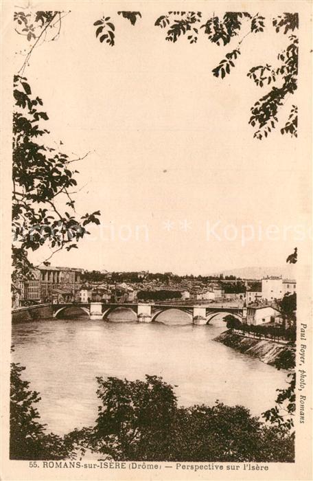 Romans-sur-Isere Panorama Brücke