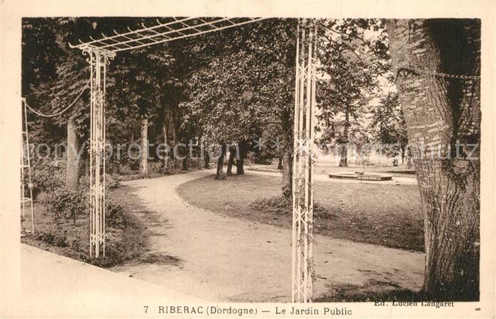 Riberac Jardin Public