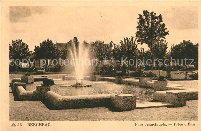 Bergerac Parc Jean Jaures Piece d Eau