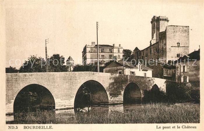 Bourdeilles Le pont le Chateau