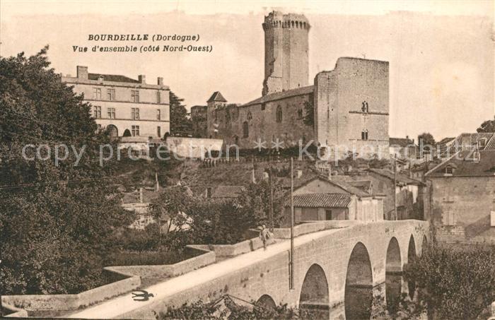 Bourdeilles Vue d ensemble