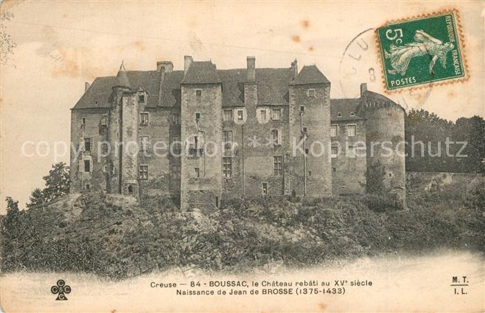 Creuse Departement Boussac Chateau