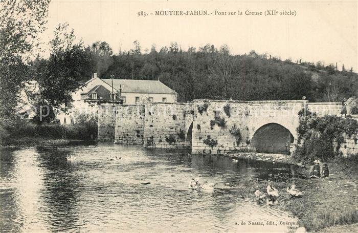 Moutier-d Ahun Pont sur la Creuse