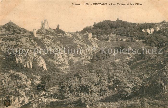 Crozant Les Ruines  les Villas