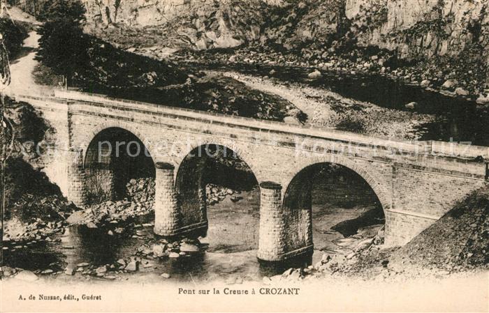 Crozant Pont sur la Creuse