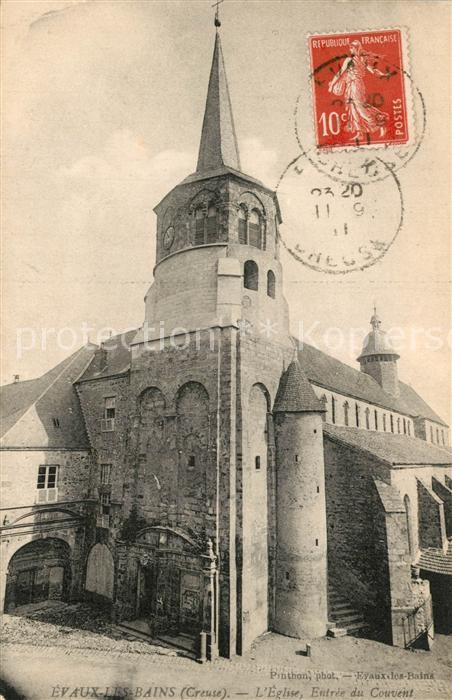 Evaux-les-Bains Eglise Entree du Convent