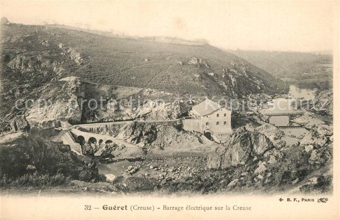 Gueret Barrage electrique sur la Creuse