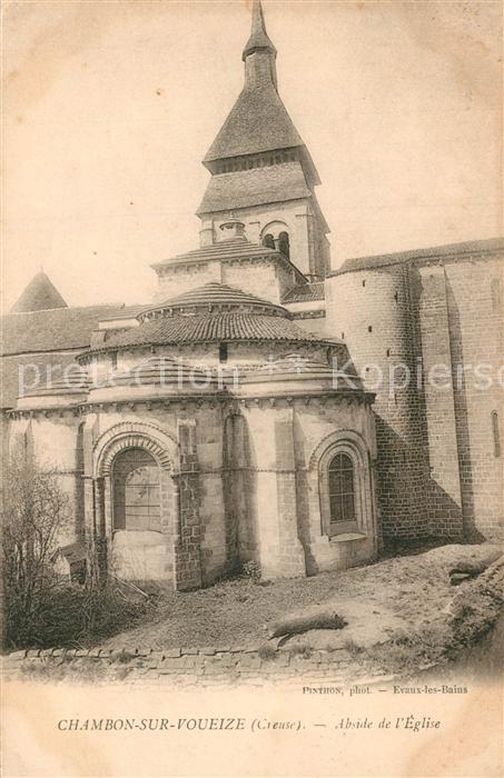 Chambon-sur-Voueize Abside de l Eglise