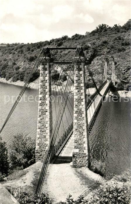 Evaux-les-Bains Pont suspendu de Ssaint Marien