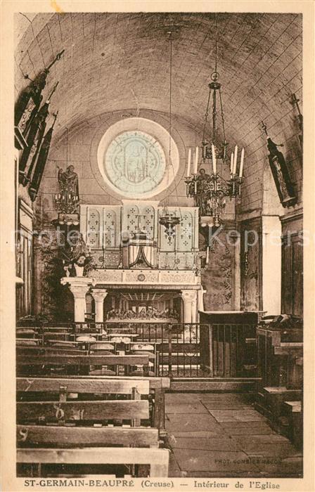 Saint-Germain-Beaupre Interieur de l Eglise