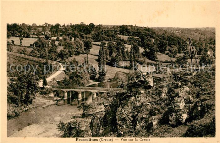 Fresselines Vue sur la Creuse