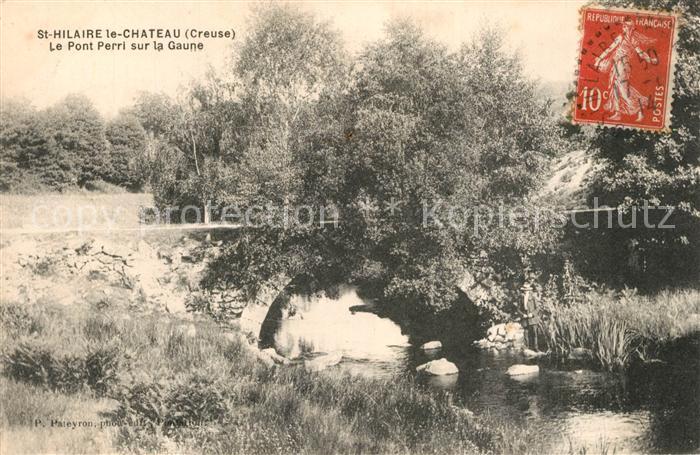 Saint-Hilaire-le-Chateau Pont Perri sur la Gaune