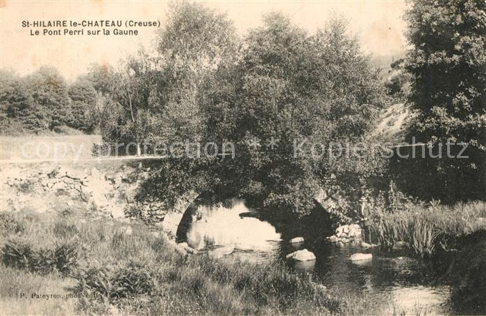 Saint-Hilaire-le-Chateau Pont Perri sur la Gaune
