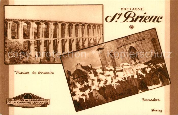 Saint-Brieuc Cotes-d Armor Viaduc de Souzain Procession Dorizy