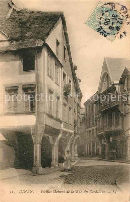 Dinan 22 Vieilles Maisons de la Rue des Cordeliers